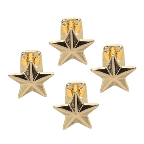 Garneck 4 Stück Hip Zähne Schmuck Realistische Fünfzackige Zahnkappen Zahnverzierungen für Partys und Auftritte Sicherer Sitz Einfache Anwendung Komfortables Material von Garneck