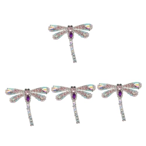 Garneck 4 Stück Rhinestone Aufnäher Libelle Ab Farbverlauf Strass Applikation Aufbügeln für Kleidung Schuhe Hochzeitsdeko DIY Mode Zubehör Garneck 4 Stück Rhinestone Aufnäher Libelle Ab Farbverlauf Strass Applikation Aufbügeln für Kleidung Schuhe Hochzeitsdeko DIY Mode Zubehör von Garneck