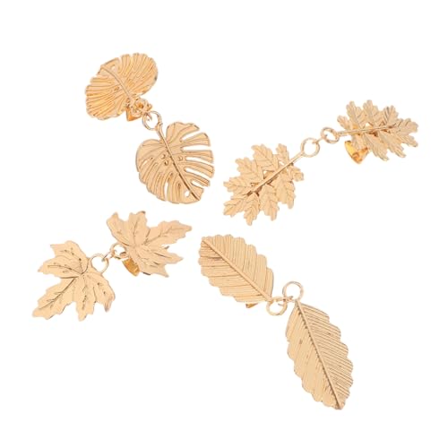 Garneck 4 Stück Sweater Clip Vintage Strickjacke Clips Vintage Metall Schmucknadeln Für Strickjacken Golden von Garneck