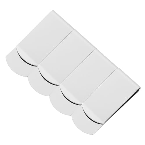 Garneck 4 Stück Teiliges Edelstahl Geldklammern Kompakter Tragbarer Geldclip mit Glatter Oberfläche Robuster und Praktischer Geldscheinklammer für Herren und Damen für Bargeld und Karten von Garneck