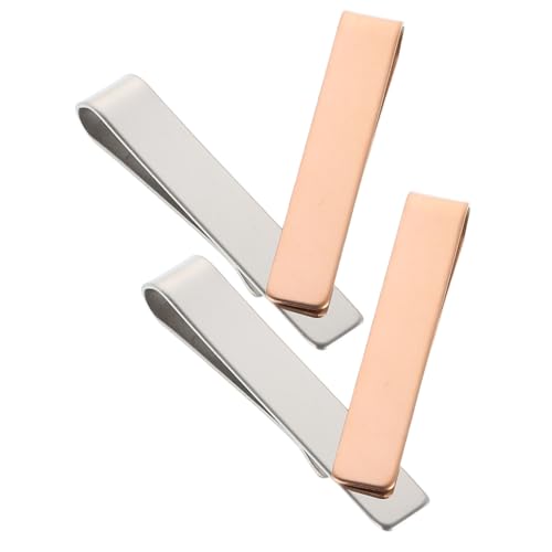 Garneck 4 Stück Krawattenklammern für Herren Elegant Klassisch für Hochzeiten und Geschäftliche Anlässe von Garneck