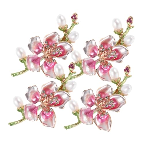 Garneck 4stücke Strass-perlen-blumenbrosche Aus Legierung Dekorative Blumen-anstecknadel Stilvolle Perlen-blumenbrosche Für Kleider Und Kostüme Garneck 4stücke Strass-perlen-blumenbrosche Aus Legierung Dekorative Blumen-anstecknadel Stilvolle Perlen-blumenbrosche Für Kleider Und Kostüme von Garneck