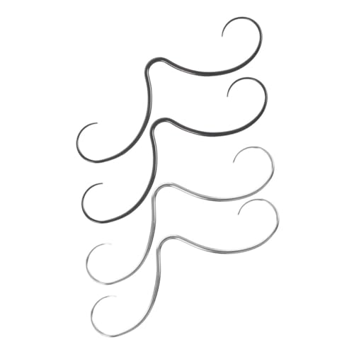 Garneck 4 Stück Teiliges Unisex Septum Piercing aus Langlebigem Chirurgenstahl Verstellbarer Schnurrbart Nasenring für Damen und Herren Modisches Nasenpiercing Schmuck für Alltag und Garneck 4 Stück Teiliges Unisex Septum Piercing aus Langlebigem Chirurgenstahl Verstellbarer Schnurrbart Nasenring für Damen und Herren Modisches Nasenpiercing Schmuck für Alltag und von Garneck