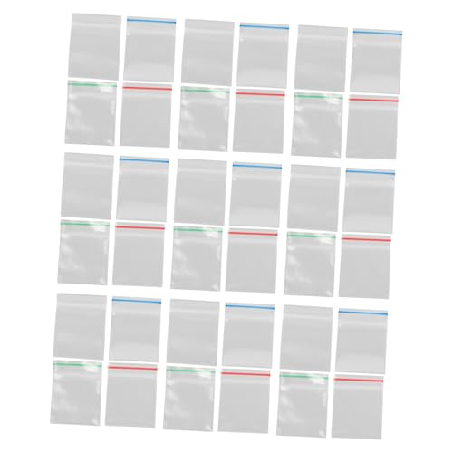Garneck 40stücke Mini Resealable Taschen Transparente Wiederverschließbare Beutel Für Schmuck Puppenhaus-zubehör Für Aufbewahrung Und von Garneck