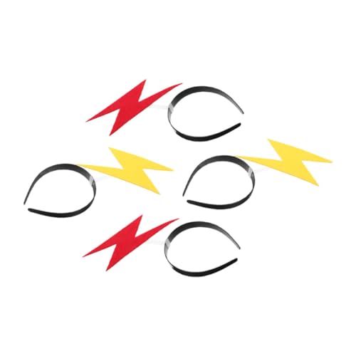 Garneck 4stücke Lustige Stirnbänder Für Erwachsene Und Mädchen Kreative Haarbänder Mit Symboldesign Party-kopfschmuck Für Halloween Faschingskostüme Und Kostümfeiern von Garneck