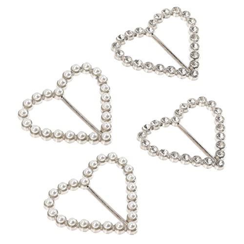 Garneck 4stücke Schalschnalle Aus Seide Mit Ringschnalle Für Mädchenschal Kreisförmige Clipschnalle Für Schals Hemdknotenclip Und Schalverschlussclips von Garneck