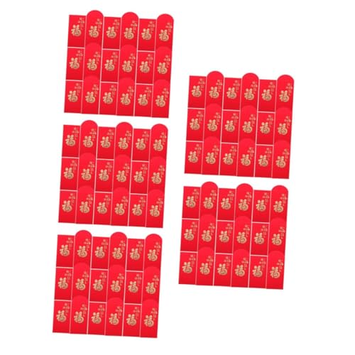Garneck 5 Sätze Frühlingsfest Roter Umschlag Chinesisches Neujahr Dekorative Umschläge Weihnachtsdekoration Ornamente Für Neujahrsdekorationen 2025 Rote Umschläge 30 Stück * 5 Garneck 5 Sätze Frühlingsfest Roter Umschlag Chinesisches Neujahr Dekorative Umschläge Weihnachtsdekoration Ornamente Für Neujahrsdekorationen 2025 Rote Umschläge 30 Stück * 5 von Garneck