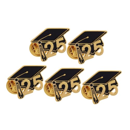 Garneck 5 Stück Abschlusskappen Brosche Anstecknadel Aus Legierung Dekorative Metallnadeln Für Abschlussfeiern Süße Accessoires Für Frauen Und Männer Vielseitig Einsetzbar Für von Garneck