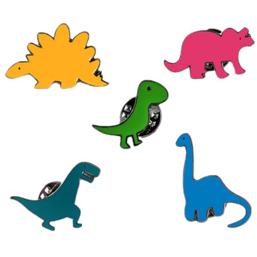 Garneck 5stücke Dinosaurier-anstecker Aus Emaille Brosche Aus Zinklegierung Rucksack-anstecker Dinosaurier-brosche Für Damen Dekorativer Anstecker Für Kleidung Garneck 5stücke Dinosaurier-anstecker Aus Emaille Brosche Aus Zinklegierung Rucksack-anstecker Dinosaurier-brosche Für Damen Dekorativer Anstecker Für Kleidung von Garneck