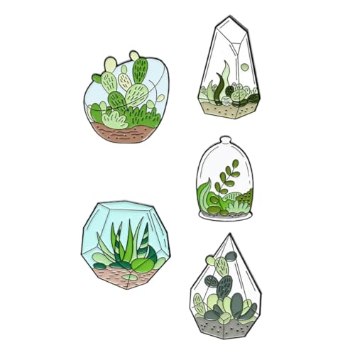 Garneck 5 Stück Kreative Pflanzenbroschen mit Sukkulenten Design Leichte und Langlebige Anstecknadeln für Kleidung Taschen Hüte Accessoires für Partys und Alltag Garneck 5 Stück Kreative Pflanzenbroschen mit Sukkulenten Design Leichte und Langlebige Anstecknadeln für Kleidung Taschen Hüte Accessoires für Partys und Alltag von Garneck