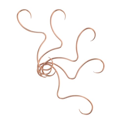 Garneck 5 Stück Septum Piercing Schmuck aus Edelstahl Filigraner Schnurrbart Nasenring Robust und Verformungsbeständig Modischer Mustache Nose Ring für Damen und Herren Vielseitig Tragbar von Garneck