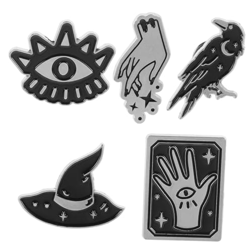 Garneck 5 Stück Teiliges Broschen Damen Anstecknadeln Langlebiger Legierung Kreative Hut Form Vielseitig Kombinierbar für Alltag Geburtstag Besondere Anlässe Stilvolle Schmuckaccessoires von Garneck