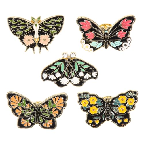 Garneck 5 Stück Teiliges Schmetterling Broschen aus Robustem Metall Modisches Damenkleidungsaccessoire Leicht Kreativ Gestaltet Vielseitig für Kleidung und Rucksäcke Elegant und Einfach Garneck 5 Stück Teiliges Schmetterling Broschen aus Robustem Metall Modisches Damenkleidungsaccessoire Leicht Kreativ Gestaltet Vielseitig für Kleidung und Rucksäcke Elegant und Einfach von Garneck