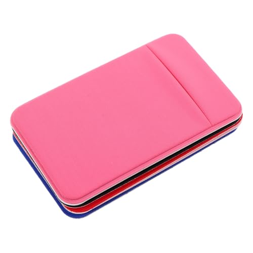 Garneck 5 Stück Teiliges Selbstklebendes Kartenetui für Smartphone Rückseite Ultradünner Leichter Handy-kartenhalter mit Fester Haftung Minimalistisches Design in Schwarz Rosa Rot und Blau von Garneck