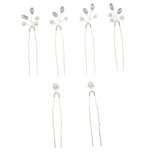 Garneck 6 Stck Hochzeits Haarschmuck U Förmigen Perlenhaarnadeln für Bräute Haarspangen für Formelle Anlässe Handgefertigte Rutschfeste und Langlebige Haarnadeln von Garneck