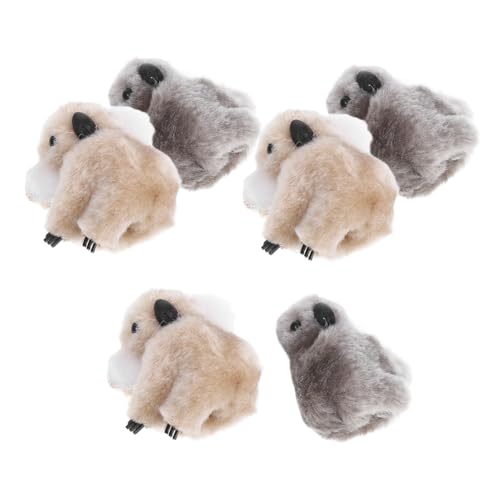 Garneck 6 Stück Koala Haarspangen Set – Süße Plüsch Koala Clips Für Mädchen - Ideales Haar-Accessoire Im Cartoon Stil Perfekt Für Jeden Anlass Und Als Charmantes von Garneck