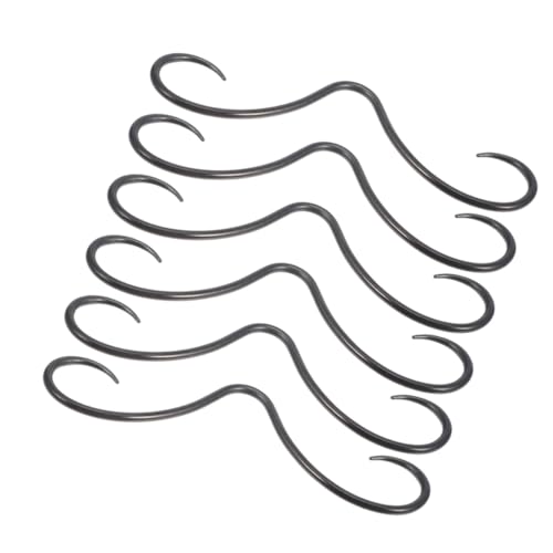 Garneck 6 Stück Schwarze Septum Ringe aus Edelstahl Leichter Nasenpiercing Hänger mit Glatter Oberfläche Vielseitig Tragbar für Damen und Herren Komfortabel und Langlebig Garneck 6 Stück Schwarze Septum Ringe aus Edelstahl Leichter Nasenpiercing Hänger mit Glatter Oberfläche Vielseitig Tragbar für Damen und Herren Komfortabel und Langlebig von Garneck