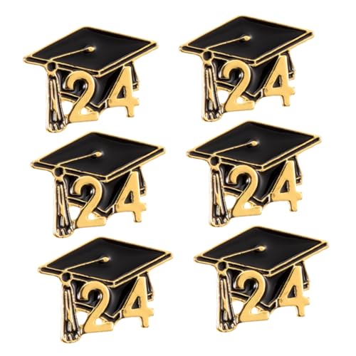 Garneck 6 Stück Teiliges Abschlussbroschen Doktorhut Anstecknadeln Langlebige Souvenir Pins für Graduierte Vielseitig Tragbar an Jacke Tasche oder Hut Perfektes zur Abschlussfeier Garneck 6 Stück Teiliges Abschlussbroschen Doktorhut Anstecknadeln Langlebige Souvenir Pins für Graduierte Vielseitig Tragbar an Jacke Tasche oder Hut Perfektes zur Abschlussfeier von Garneck