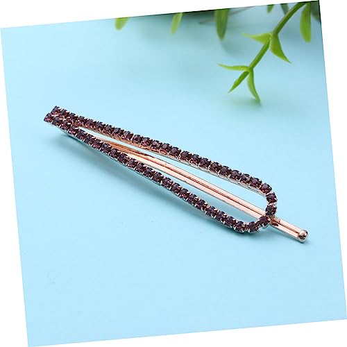 Garneck 6 Stück Teiliges Haarklammer Glitzer strasssteinen Elegante U förmige Haarspangen in Weiß Schwarz Bunt Champagner und Silber Modische Haarnadeln für Damen und Mädchen von Garneck