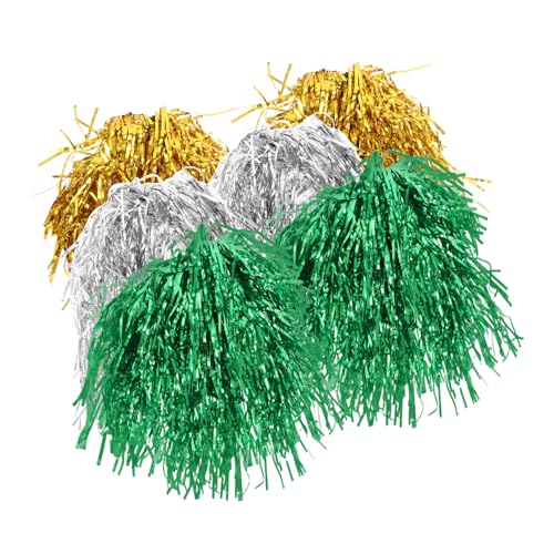 Garneck 6 Stück Teiliges Lametta Perücken Bunt Glänzend Tinsel Cosplay Perücken Pet Material für Damen Party Foto Booth Verkleidung Bühnenauftritte Vielseitig Leichte Kopfbedeckung von Garneck