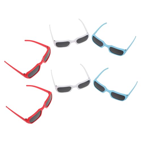 Garneck 6 Stück Teiliges Set Miniatur Puppenbrillen für Puppen Stylische Kunststoff Sonnenbrillen in Hellblau und Rot Realistische Party Rollenspiel Accessoires für Puppenhäuser Garneck 6 Stück Teiliges Set Miniatur Puppenbrillen für Puppen Stylische Kunststoff Sonnenbrillen in Hellblau und Rot Realistische Party Rollenspiel Accessoires für Puppenhäuser von Garneck