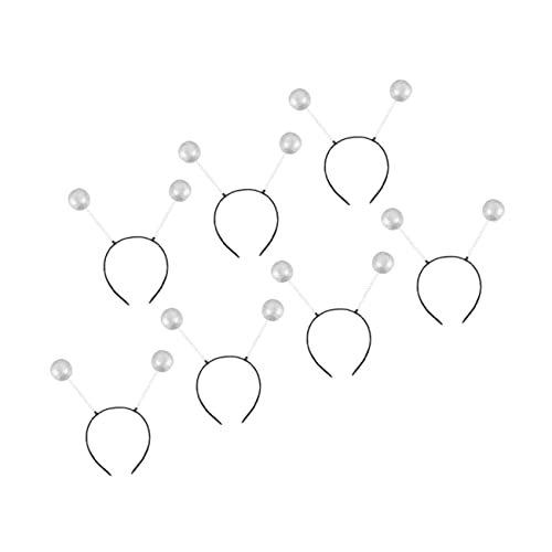 Garneck 7 Teiliges Set Schimmernde Haarreifen Mit Schaumstoffbällen Kreative Kopfbedeckung Für Kostüme Haaraccessoires Und Festliche Anlässe von Garneck