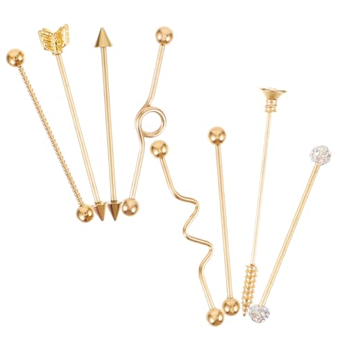 Garneck 8 Stück Teiliges Industrial Barbell Ohrpiercing aus Edelstahl Schrauben design mit Pfeilspitzen Modische Unisex Ohrstecker Hautfreundlich und Langlebig Geeignet für Damen und Garneck 8 Stück Teiliges Industrial Barbell Ohrpiercing aus Edelstahl Schrauben design mit Pfeilspitzen Modische Unisex Ohrstecker Hautfreundlich und Langlebig Geeignet für Damen und von Garneck