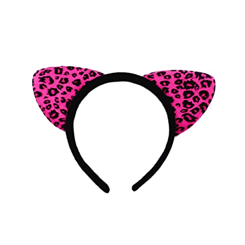 Garneck 8 Stück Teiliges Katzenohren Haarreif Leichte Stoff Kopfbedeckung mit Niedlichem Tierohren Design Bunte Muster Party Deko für Karneval Fasching Mottoparty und Kostümspaß von Garneck