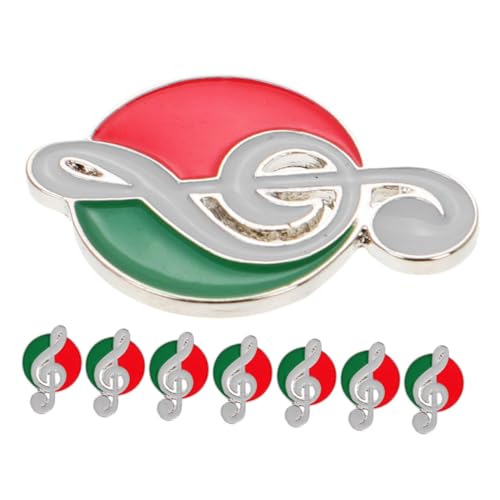 Garneck 8stücke Musiknotenbrosche Mit Emaille Pins Gitarren Und Klavierdesign Leicht Und Angenehm Zu Tragen Für Kleidung Rucksäcke Und Hüte Als Dekoration von Garneck