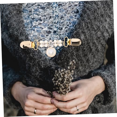 Garneck 8 Stück Teiliges Vintage Cardigan Clips aus Hochwertiger Legierung Modische Vielseitige Strickjacken und Schal Clips für Damen Stilvolle Schmucknadeln zur Attraktiven von Garneck