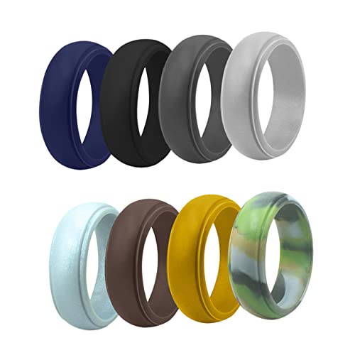 Garneck 8 Stück Silikonringe für Herren und Damen Outdoor Sport Finger Schmuck Flexibles und Hautfreundliches Silikon für Laufen und Wandern in Bunten Farben Erhältlich Garneck 8 Stück Silikonringe für Herren und Damen Outdoor Sport Finger Schmuck Flexibles und Hautfreundliches Silikon für Laufen und Wandern in Bunten Farben Erhältlich von Garneck