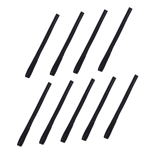 Garneck 9stücke Sport Stirnband Lauf Stirnband Dehnbares Haarband Yoga Tanz Sport Yoga Zubehör Haar Band Unisex Schwarz von Garneck