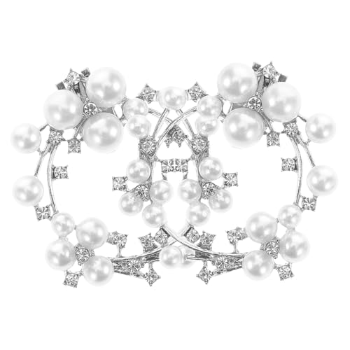 Garneck Abnehmbare Strass Schuhclips Metall Schuhschnallen mit Funkelnden Kristallen für High Heels Hochzeit Party Schuhschmuck Damen Zubehör von Garneck