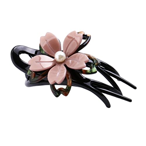 Garneck Acryl Schnabelclip Für Damen - Komfortable Haarspange Mit Rutschfestem Grip - Stylisches Kiefer Klaue Design Perfekt Für Verschiedene Frisuren Und Anlässe 2er Set von Garneck
