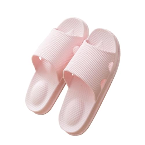 Garneck Antirutsch Badezimmer Hausschuhe aus Atmungsaktivem PVC mit Massagefunktion Leichte Rutschfeste Sommerschlappen für Damen und Herren von Garneck