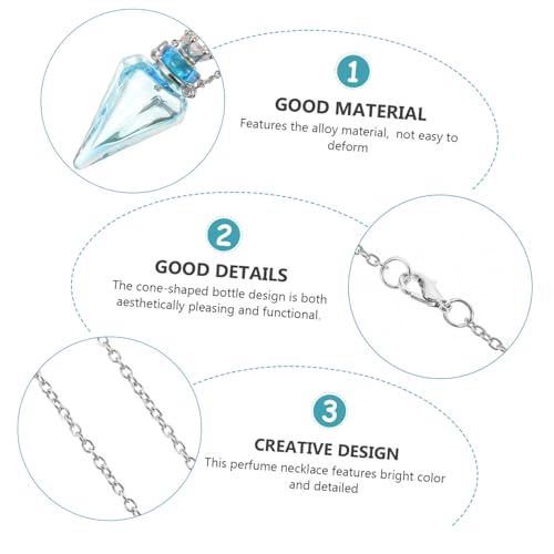 Garneck Aromatherapie Diffusor Halskette Anhänger Farbiges Design für Damen und Herren Ätherisches Öl Schmuck Modisches Accessoire zur Entspannung und Schlafverbesserung von Garneck