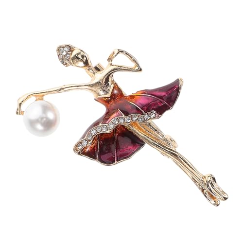 Garneck Ballettmädchen Brosche mit Strass Legierungs Pin für Taschen Hüte und Kleidung Einzigartiges Accessoire für Ballett Fans Elegantes für Junge Mädchen Garneck Ballettmädchen Brosche mit Strass Legierungs Pin für Taschen Hüte und Kleidung Einzigartiges Accessoire für Ballett Fans Elegantes für Junge Mädchen von Garneck