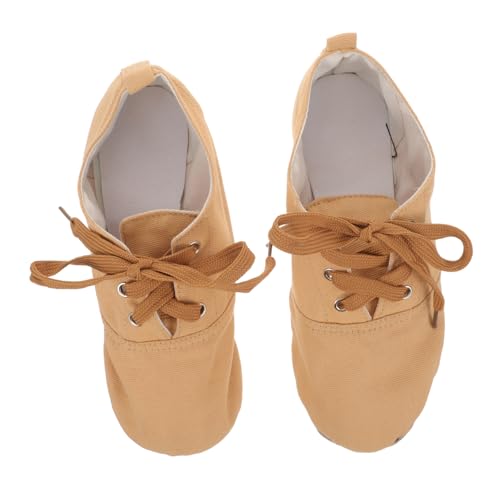 Garneck Ballettschuhe Damen Canvas mit Weicher Rutschfester Gummisohle Tanzschläppchen für Balletttraining und Freizeit Atmungsaktiv Leicht Geeignet für Frauen und Mädchen von Garneck