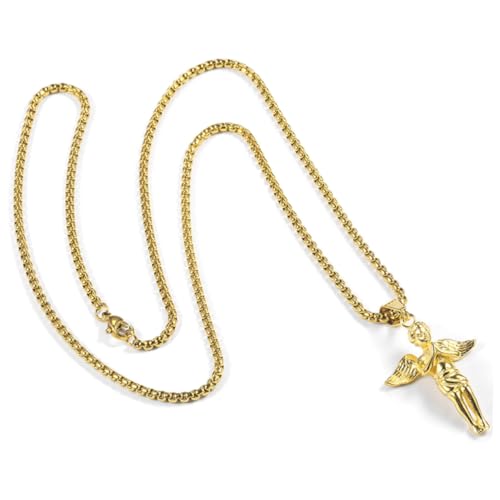 Garneck Beten Halskette Mit Anhänger Schlüsselbeinkette Halskette Für Frauen Gebetskette Personalisierte Halsschmuck Aus Titanstahl von Garneck