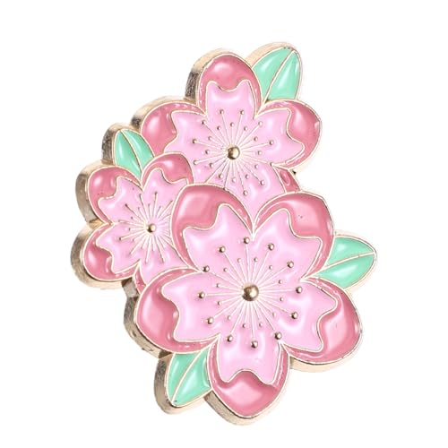 Garneck Blütenbrosche Cherry Blossom Anstecknadel für Mädchen Niedliche Japanische Brosche für Kleidung und Taschen Perfektes Accessoire für Feiern und Alltag Zufälliger Stil von Garneck