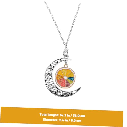Garneck Boho Halskette Unisex aus Langlebiger Legierung mit Einzigartigem Hohlem Mond und Frucht Design Modischer Partyschmuck für Frauen Vielseitig Kombinierbar zu Kleidern und Shirts Garneck Boho Halskette Unisex aus Langlebiger Legierung mit Einzigartigem Hohlem Mond und Frucht Design Modischer Partyschmuck für Frauen Vielseitig Kombinierbar zu Kleidern und Shirts von Garneck