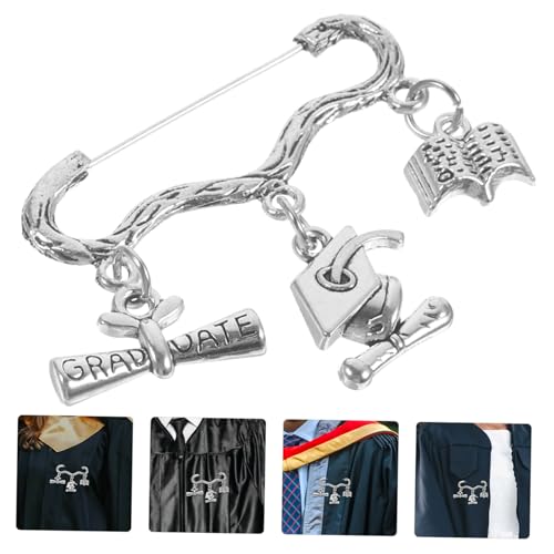 Garneck Brosche Pin Abschlussfeier Anstecknadel für Kleidung Rucksäcke Hüte Dekorativer Langlebiger Abschluss Erinnerungsschmuck von Garneck