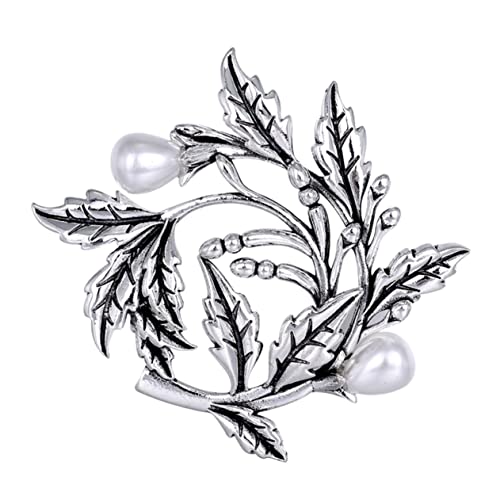 Garneck Elegant Wreath Brosche Für Damen Alloy Anstecknadel Mit Festlichem Design Für Kleidung Schals Taschen Und Hüte Leicht Atmungsaktiv Unisex Schmuckstück von Garneck