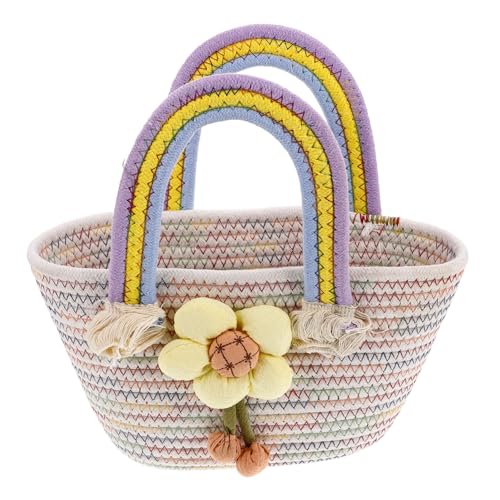 Garneck Bunte Damen Handtasche Kleine Umhängetasche Baumwolle Gewebt Schultertasche für Sommer Outdoor Alltag Vielseitige Rainbow Tasche für Stilbewusste Frauen Garneck Bunte Damen Handtasche Kleine Umhängetasche Baumwolle Gewebt Schultertasche für Sommer Outdoor Alltag Vielseitige Rainbow Tasche für Stilbewusste Frauen von Garneck