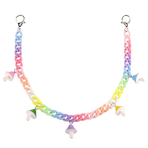 Garneck Bunte Mushroom Pants Chain Stilvolle Kette für Jeans und Röcke Accessoire für Damen für Partys und Alltag Verarbeitet und im Design von Garneck