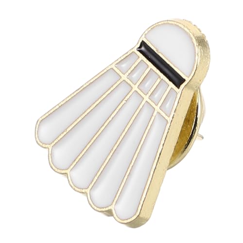 Garneck Cartoon Badminton Brosche aus Zinklegierung Stylische Sport anstecknadel für Kleidung und Rucksack Unisex Modische Abzeichen mit Sportlichem Design Geschenkidee für Badmintonfans von Garneck