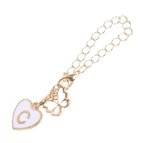 Garneck Buchstabenanhänger Buchstaben c Charm-zubehör Für Tassen Herzförmige Buchstabenkette Wiederverwendbare Getränkeetiketten Kennungsanhänger Für Becher von Garneck