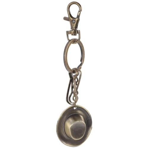 Garneck Cowboy Hut Schlüsselanhänger Retro Design Multifunktionales für DIY Schmuckprojekte für Persönliche Accessoires und von Garneck