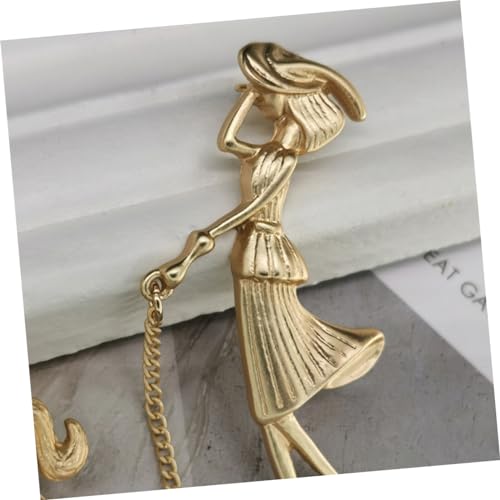 Garneck Legierungs-brosche Hund Design Frauen Anstecknadel Broschennadel Legierung Pullover Breastpin Elegante Reversnadel Broschegeschenk von Garneck