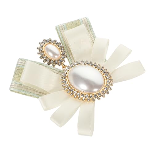Garneck Kreative Perlen-brosche Für Damen Elegante Schleifen-anstecknadel Mit Strass Für Kleider Taschen Und Schals Für Feste Und Wichtige Anlässe von Garneck